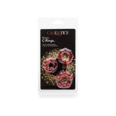 Calexotics magic c ring 3 db-os piros 