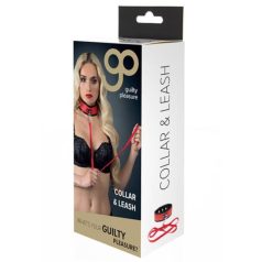Guilty Pleasure GP Collar And Leash Red 