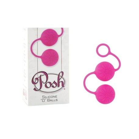 Posh Silicone  "O" Balls pink