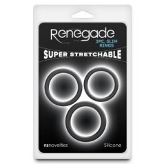 Renegade - 3db Slim Rings - Black