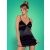 Blackbella chemise hálóing + tanga (Obsessive)