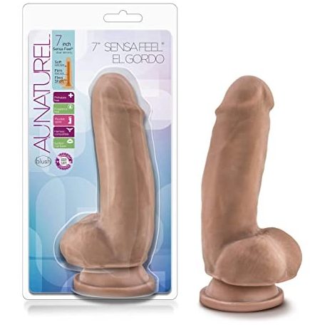Blush Novelties - Aunaturel Sensa Feel Dildo 7"