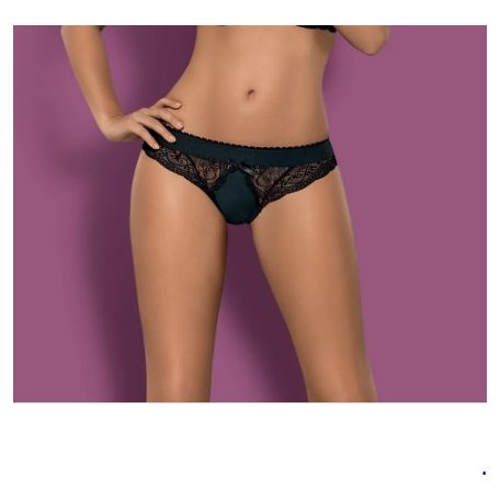 Obsessive - Miamor - Női Tanga - Fekete - L/XL