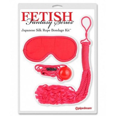 Japanese Silk Bondage Kit Red