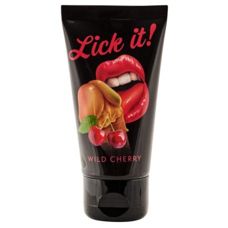 Lick-it - ehető, vízbázisú síkosító - vadcseresznye 100 ml