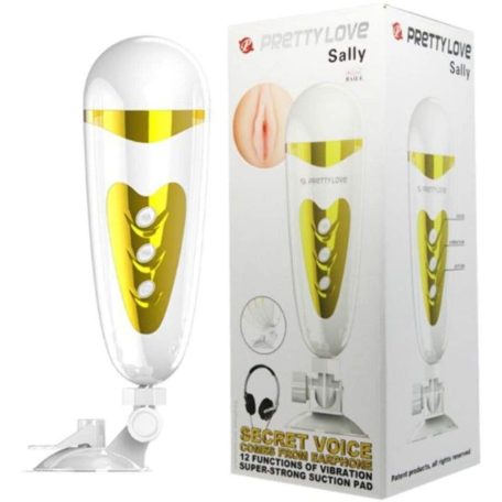 Pretty Love Sally Stroker - 12 Function White/gold 