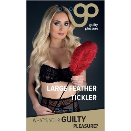 GP Large Feazther Tickler (nagy ciróka)  fekete