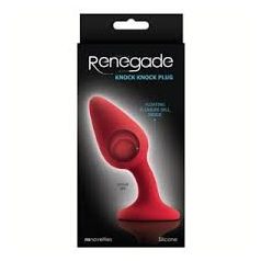 Renegade Knock Knock Plug, Red piros análplug