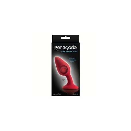 Renegade Knock Knock Plug, Red piros análplug