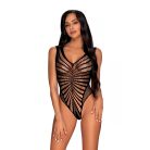 Obsessive - B132 Body Teddy - Fekete - One size