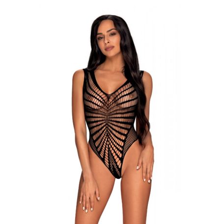 Obsessive - B132 Body Teddy - Fekete - One size