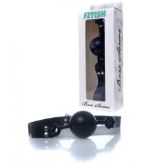   Fetish Boss Series Ball Gag Black. Szájpecek fekete szilikon golyóval 4,2cm