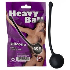 Heavy Ball - bársonyos gésagolyó (fekete)