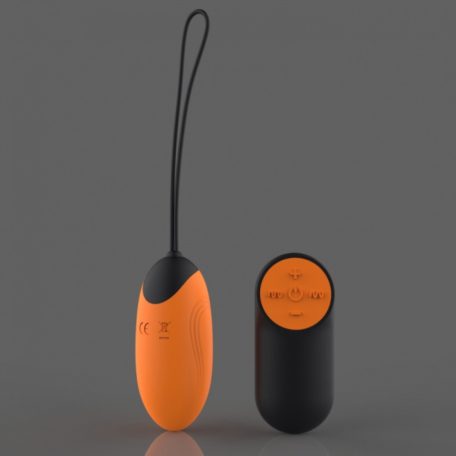 Venus Egg Vibrator, 7 funkciós gésatojás fekete/narancs