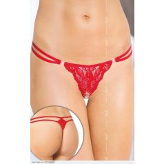 Softline G-String 2444 dupla pántos tanga (piros)