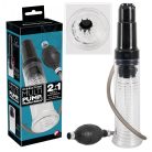 You2toys 2in1 - péniszpumpa és masztubátor egyben (áttetsző)