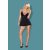 Obsessive, 810, szexi fekete babydoll