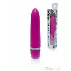   Boss Series - Lady Finger Mini Bullet - Rúd Vibrátor Lila és fekete színben
